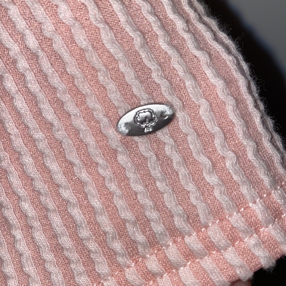 Southern Shirt Pink White Romper Quit Playin Playsuit, size small - Picture 4 of 6